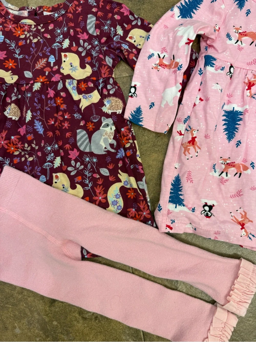 Huge bundle of primarily 6-9m (some 6-12) baby girls fall autumn winter clothes